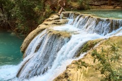 BEAVER FALLS IN HAVASUPAI ARIZONA