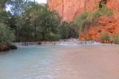 BEAVER FALLS IN HAVASUPAI ARIZONA