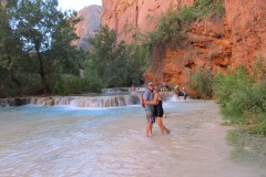 BEAVER FALLS IN HAVASUPAI ARIZONA