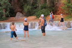 BEAVER FALLS IN HAVASUPAI ARIZONA