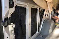 Installing Insulation in a Mercedes Sprinter Van Conversion Campervan