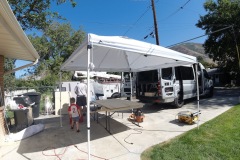 Installing Base Floor in a Mercedes Sprinter Van Conversion Campervan