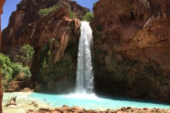 HAVASU FALLS IN HAVASUPAI ARIZONA