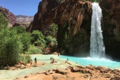 HAVASU FALLS IN HAVASUPAI ARIZONA