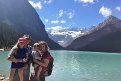 Family Hike at Lake Louise