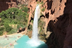 LITTLE NAVAJO FALLS HAVASUPAI ARIZONA