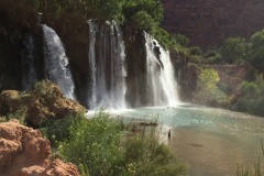 LITTLE NAVAJO FALLS HAVASUPAI ARIZONA