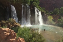 LITTLE NAVAJO FALLS HAVASUPAI ARIZONA