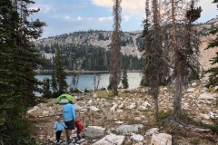 BACKPACKING WITH KIDS TO LOFTY LAKE IN UINTA NATIONAL FOREST