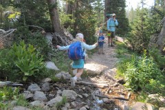 BACKPACKING WITH KIDS TO LOFTY LAKE IN UINTA NATIONAL FOREST