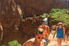 MOONEY FALLS IN HAVASUPAI ARIZONA