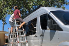 INSTALLING A THULE AWNING ON A MERCEDES SPRINTER