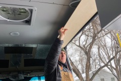 BUILDING A MERCEDES SPRINTER VAN OVERHEAD STORAGE