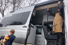 BUILDING A MERCEDES SPRINTER VAN OVERHEAD STORAGE