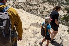 UPPER CALF CREEK FALLS - GRAND STAIR CASE - ESCALANTE NATIONAL MONUMENT