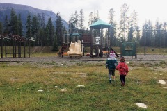 Playground at Wapiti Campground Jasper