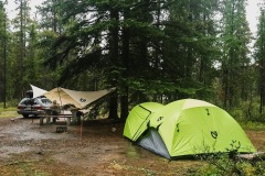 Wapiti Campground Site Jasper NP